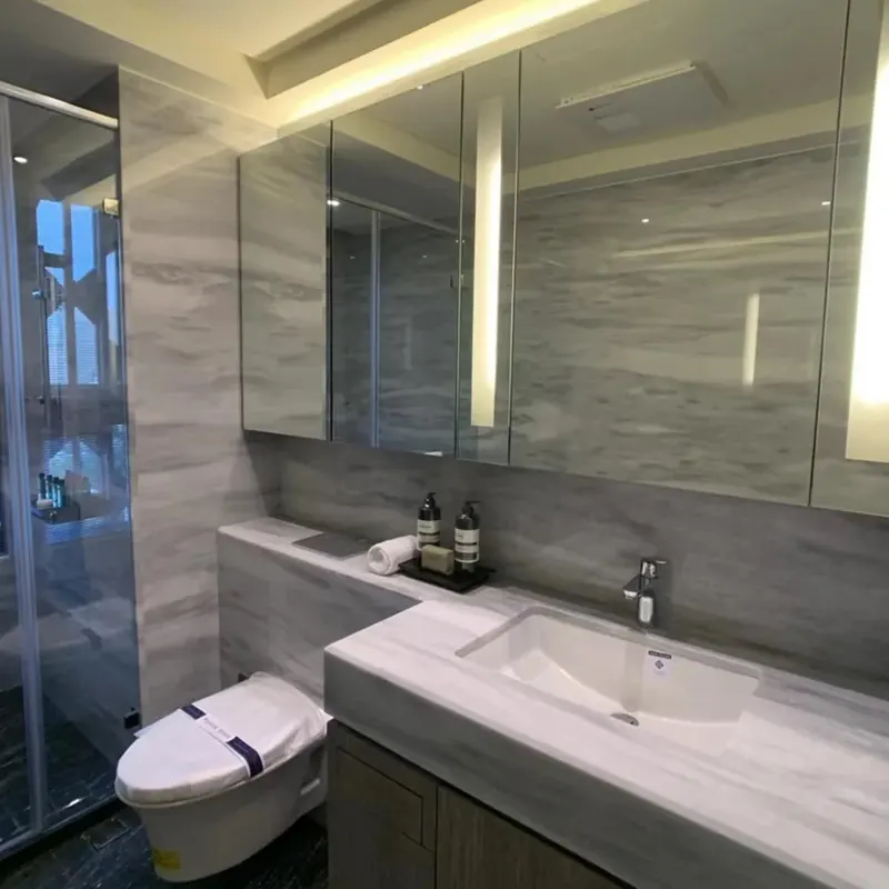 Minden reggel örömet okoz nekem egy márványlap a fürdőszobai mosdó számára?