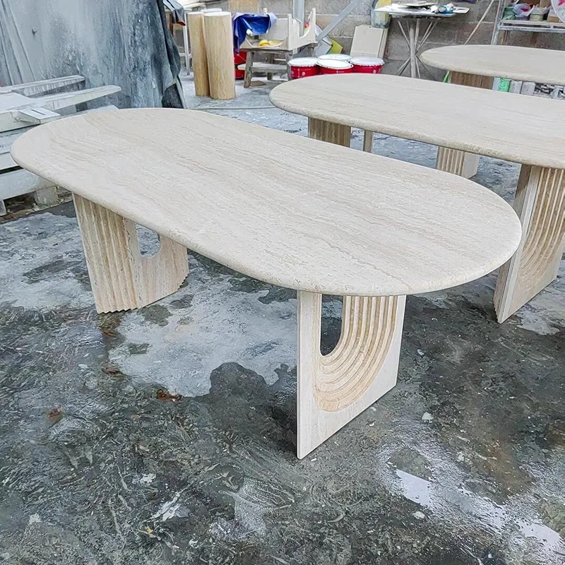 Beige Travertine Tables