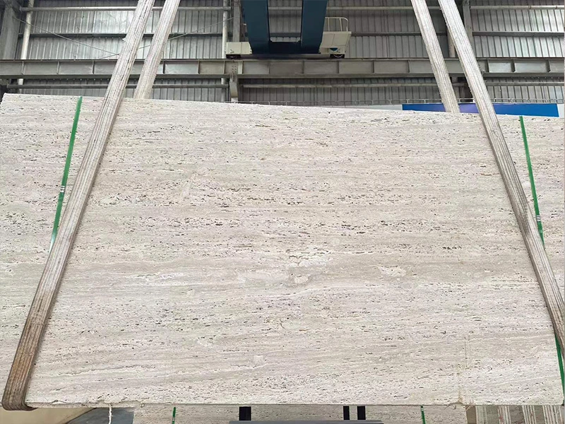 Super White Travertine Slabs