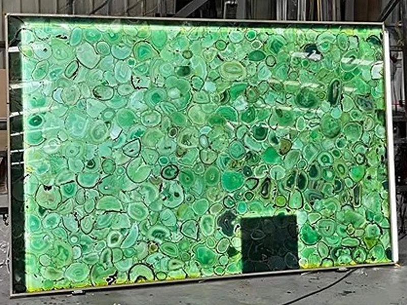 Green Agate Slabs