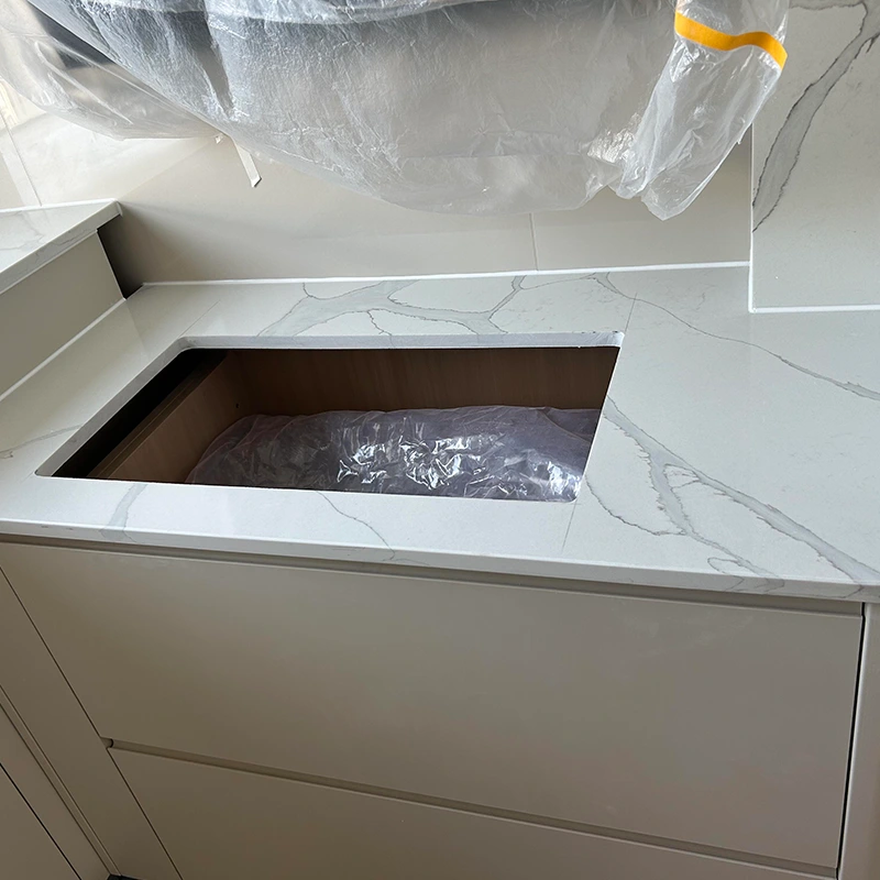 Calacatta White Quartz Countertop