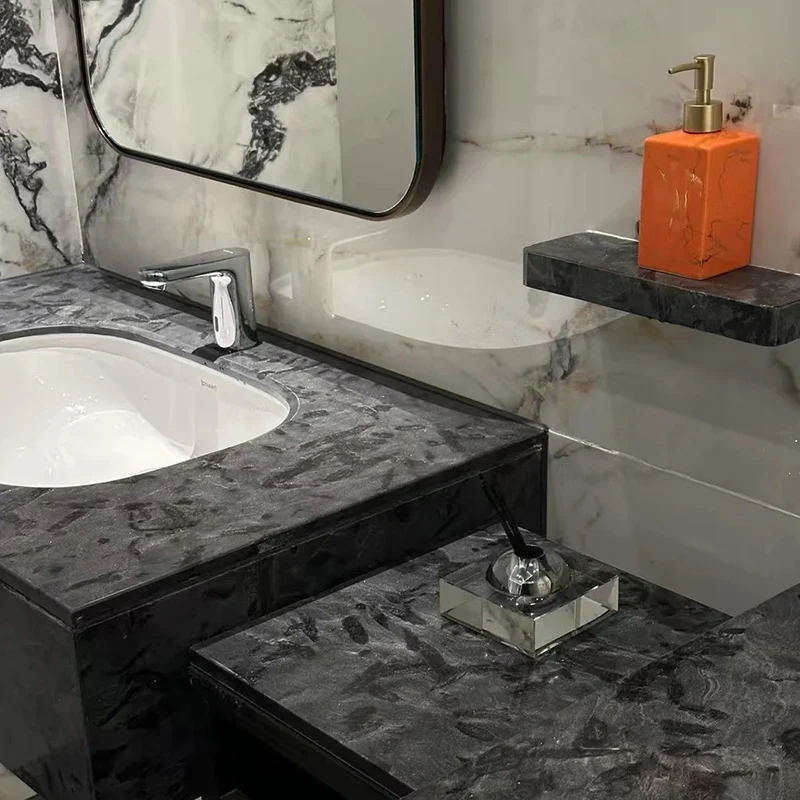 Versace Black Granite Slab