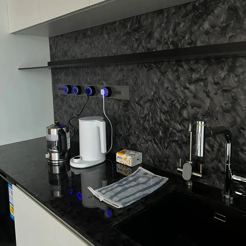 Versace Black Granite Slab